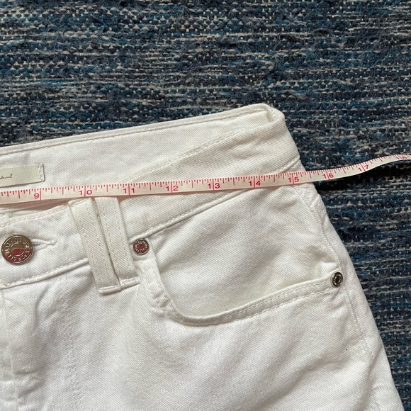 White wide-leg cropped jeans - Picture 8 of 9